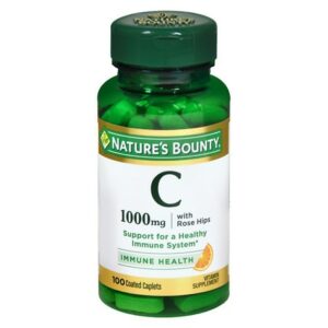 Nature's Bounty Vitamin C-1000mg Plus Rose Hips, Coated Caplets - 100.0 ea
