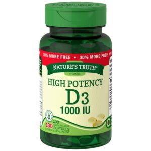 Nature's Truth High Potency Vitamin D3 1000 IU - 130.0 ea