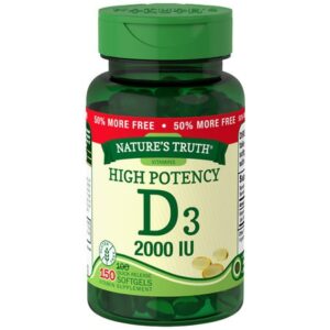 Nature's Truth High Potency Vitamin D3 2000 IU - 150.0 ea