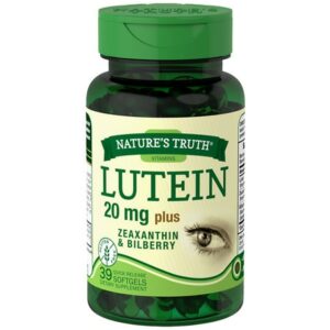 Nature's Truth Lutein 20mg Plus Zeaxanthin & Bilberry - 39.0 ea