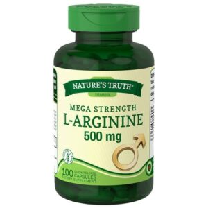 Nature's Truth Mega Strength L-Arginine 500mg - 100.0 ea