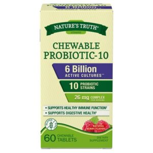 Nature's Truth Probio Chewable 6 Billion 60 Tab Natural Berry - 60.0 ea