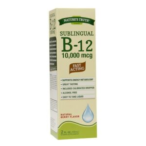 Nature's Truth Sublingual B-12 10,000mcg - 2.0 oz