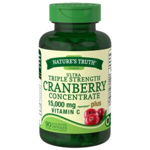 Nature's Truth Ultra Triple Strength Cranberry Concentrate 15,000mg Plus Vitamin C - 90.0 ea