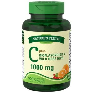 Nature's Truth Vitamin C 1000mg Plus Bioflavonoids & Wild Rose Hips - 100.0 ea