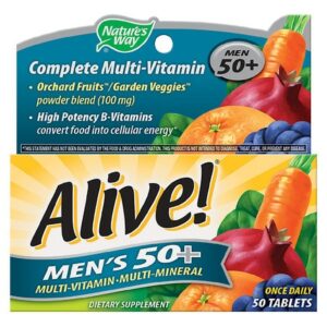 Nature's Way Alive! Men's 50+ Once Daily Multi-Vitamin Tablets - 50.0 ea