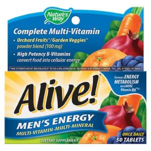 Nature's Way Alive! Men's Energy Multi-Vitamin Tablets - 50.0 ea