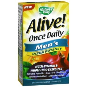 Nature's Way Alive! Once Daily Men's Ultra Potency Multivitamin, Tablets - 60.0 ea