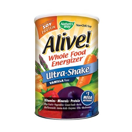 Nature's Way Alive! Whole Food Energizer Ultra Shake Dietary Supplement Vanilla - 20.0 oz