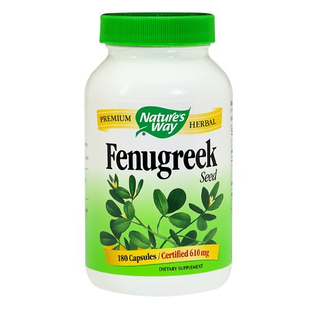 Nature's Way Fenugreek Seed Dietary Supplement 610 mg Capsules - 180.0 ea