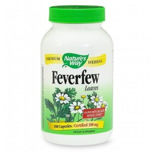 Nature's Way Feverfew Leaves 380 mg, Capsules - 180.0 ea