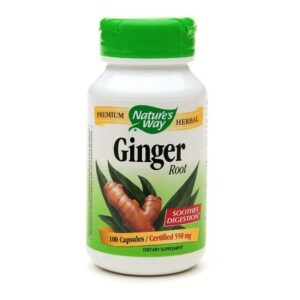 Nature's Way Ginger Root 550 mg Dietary Supplement Capsules - 100.0 ea