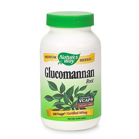 Nature's Way Glucomannan Root 665 mg Dietary Supplement Vcaps - 180.0 ea