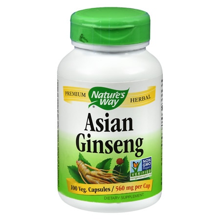 Nature's Way Korean Ginseng Root 560 mg Dietary Supplement - 100.0 ea