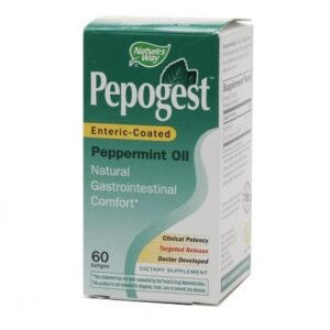 Nature's Way Pepogest Peppermint Oil Dietary Supplement Softgels - 60.0 ea