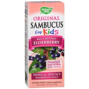 Nature's Way Sambucus for Kids Dietary Supplement Syrup Elderberry - 4.0 fl oz