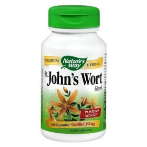 Nature's Way St. John's Wart 350 mg Positive Mood Dietary Supplement Capsules - 100.0 ea