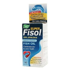 Nature's Way Super Fisol Fish Oil 500 mg Dietary Supplement Softgels - 90.0 ea