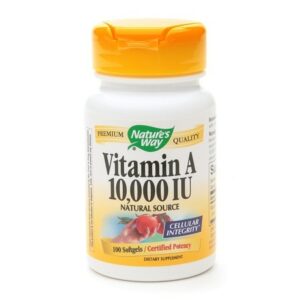 Nature's Way Vitamin A 10,000 IU, Softgels - 100.0 ea