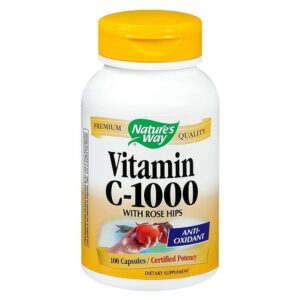 Nature's Way Vitamin C-1000 with Rose Hips Capsules - 100.0 ea