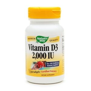 Nature's Way Vitamin D3 2000 IU, Softgels - 240.0 ea