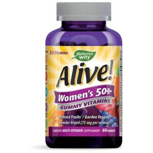 Nature's Way Women's 50+ Gummy Vitamins Multi-Vitamin/Mineral Supplement Fruit - 60.0 ea