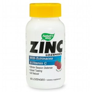 Nature's Way Zinc Dietary Supplement Lozenges Berry - 60.0 ea