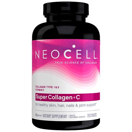 NeoCell 6,000mg Collagen Types 1 & 3 Plus Vitamin C - 250.0 ea