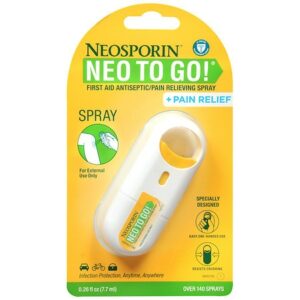 Neosporin Neo To Go! First Aid Antiseptic/Pain Relieving Spray - 0.26 oz