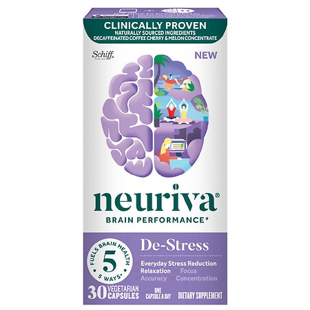 Neuriva De-Stress Brain Performance Capsules - 30.0 ea