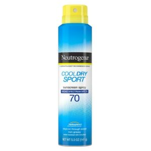 Neutrogena Cooldry Sport Water-Resistant Sunscreen Spray SPF 70 - 5.0 oz