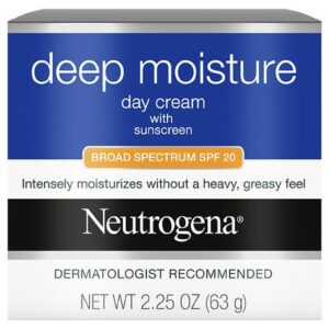 Neutrogena Deep Moisture Day Cream With SPF 20 & Vitamin D3 - 2.25 oz