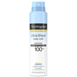 Neutrogena Ultra Sheer Lightweight Sunscreen Spray, SPF 100+ - 5.0 oz