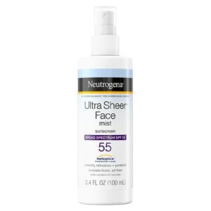 Neutrogena Ultra Sheer Lightweight Sunscreen Spray, SPF 55 - 3.4 fl oz