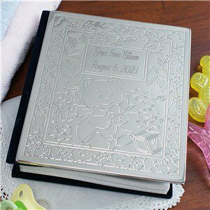 New Baby Bear Silver Photo Album