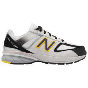 New Balance Boys New Balance 990 V5 Trail - Boys' Preschool Shoes Silver/Black/Yellow Size 03.0