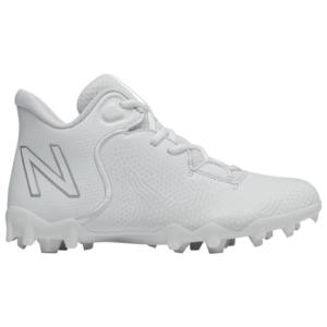 New Balance Freeze JR V3 - Boys' Grade School Molded Cleats Shoes - White / Silver, Size 5.0