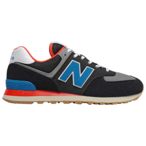 New Balance Mens New Balance 574 - Mens Running Shoes Black/Red/Blue Size 09.0