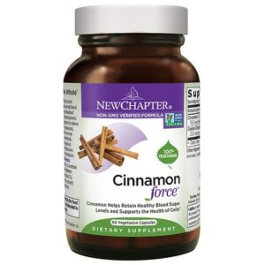 New Chapter Cinnamon Force, Vegetarian Capsules - 60.0 ea