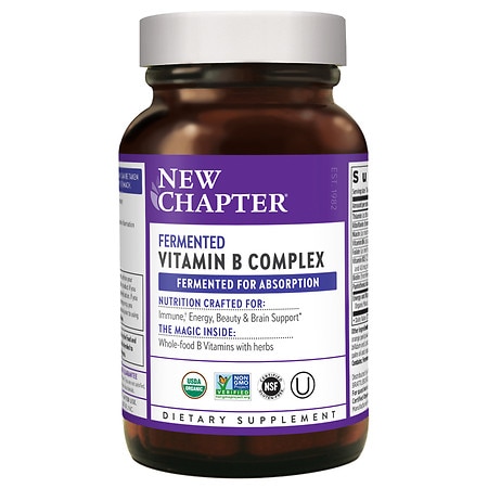 New Chapter Fermented Vitamin B Complex - 60.0 ea