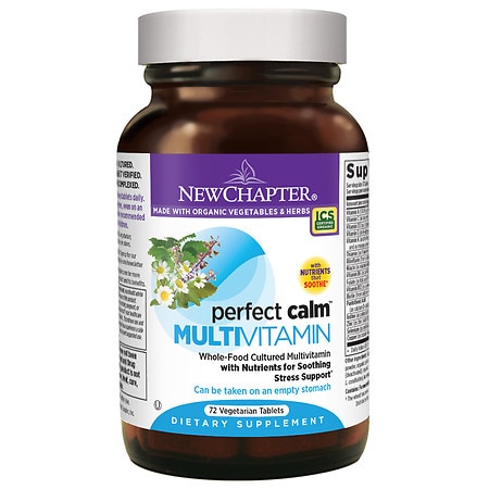 New Chapter Perfect Calm Multi Vitamin, Tablets - 72.0 ea