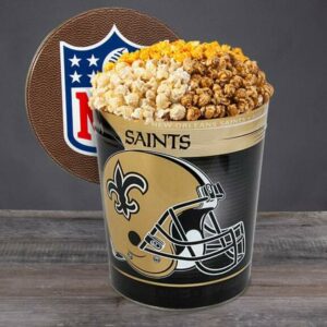 New Orleans Saints Popcorn Tin