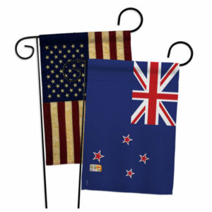 New Zealand Flags of the World Nationality Garden Flags Pack