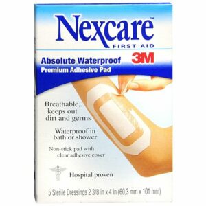 Nexcare Waterproof Transparent Dressing Sterile Adhesive Pads - 5.0 ea