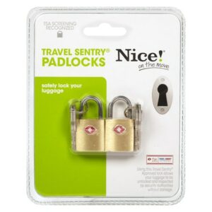 Nice! On The Move Sentry Brass Locks - 2.0 ea