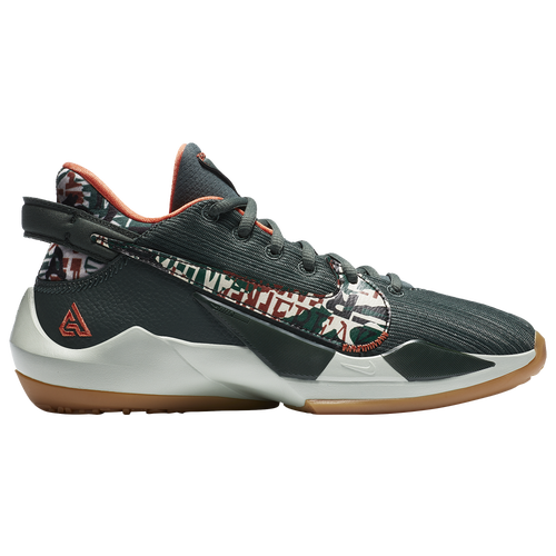 Nike Boys Giannis Antetokounmpo Nike Freak 2 - Boys' Grade School Shoes Vintage Green/Pistachio Frost/Camel Size 06.5