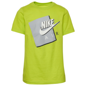 Nike Boys Nike Air Box T-Shirt - Boys' Grade School Green/Gray Size M