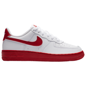 Nike Boys Nike Air Force 1 Low - Boys' Preschool Basketball Shoes White/University Red/White Size 03.0