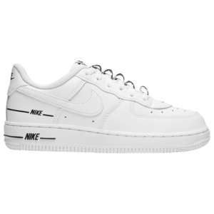 Nike Boys Nike Air Force 1 Low - Boys' Preschool Basketball Shoes White/White/Black Size 13.0