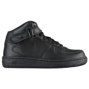 Nike Boys Nike Air Force 1 Mid - Boys' Preschool Basketball Shoes Black/Black Size 12.0